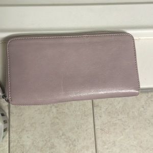Coach checkbook wallet lavender